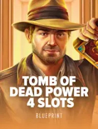 tomb of dead power 4 slots game logo